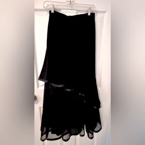 Ballroom Dance Ruffled Skirt, size Medium